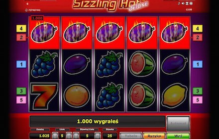 Sizzling Hot Deluxe Darmowy Automat Sizzling Hot Online