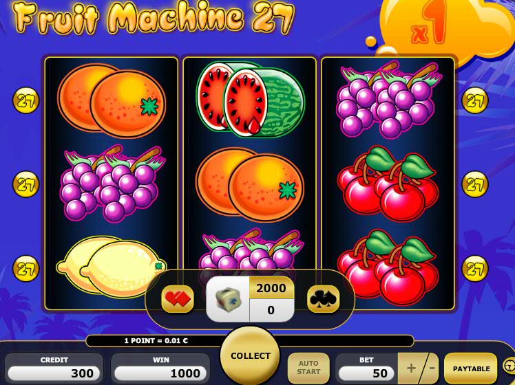 Fruit Machine 27 - Autoamty online w internetowym kasynie