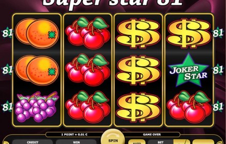Automat do gry hazrdowej Super Star 81 - Zagraj teraz!