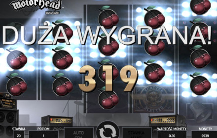Zagraj online na automacie hazardowym Motörhead i odbierz bonus