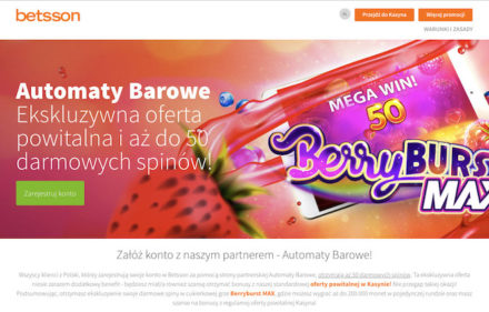 Kasyno betsson oferta specjalna na start