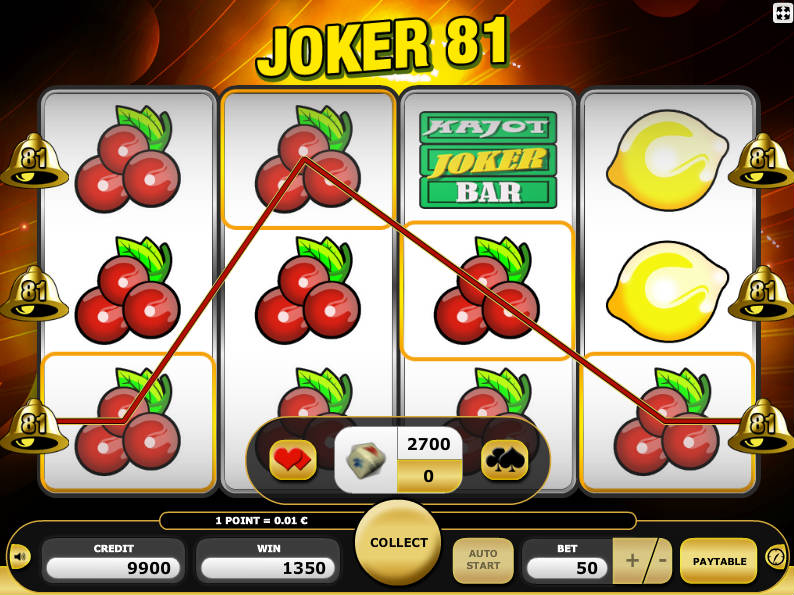 Joker 81 automat do gry Kajot online